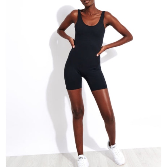 Girlfriend Collective Bike Short Unitard - Picture 8 of 12